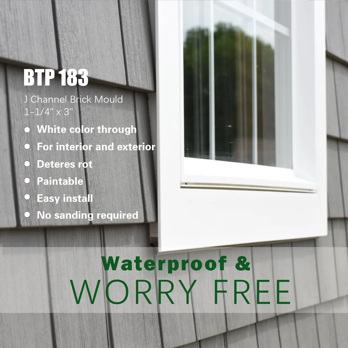 J Channel Brick Mould image 1