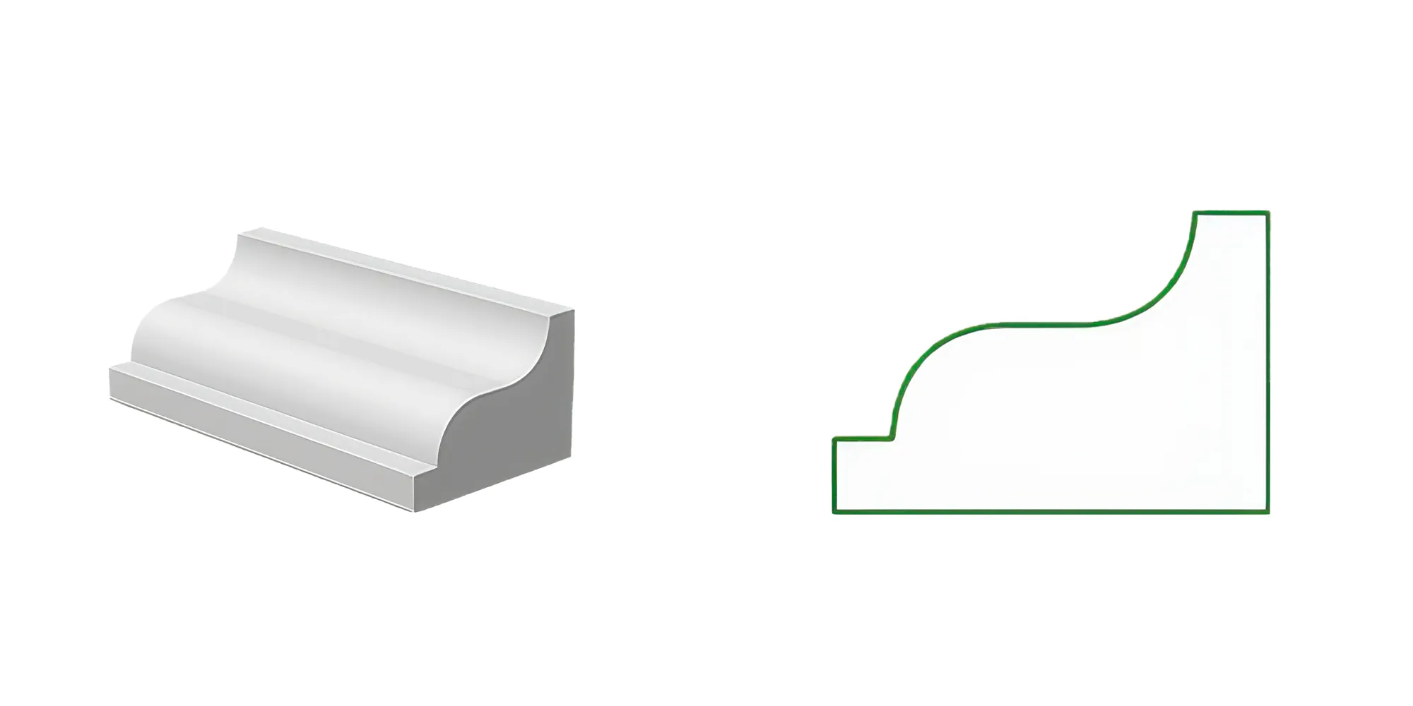 Pediment Crown Moulding image 2