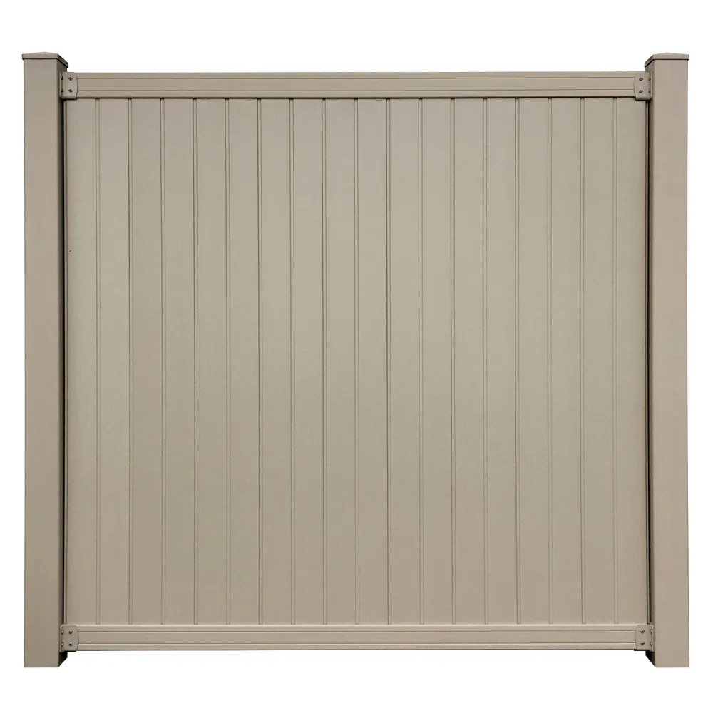 6' x 6' Belfast Privacy Fence Panels and Gate Tan image 4