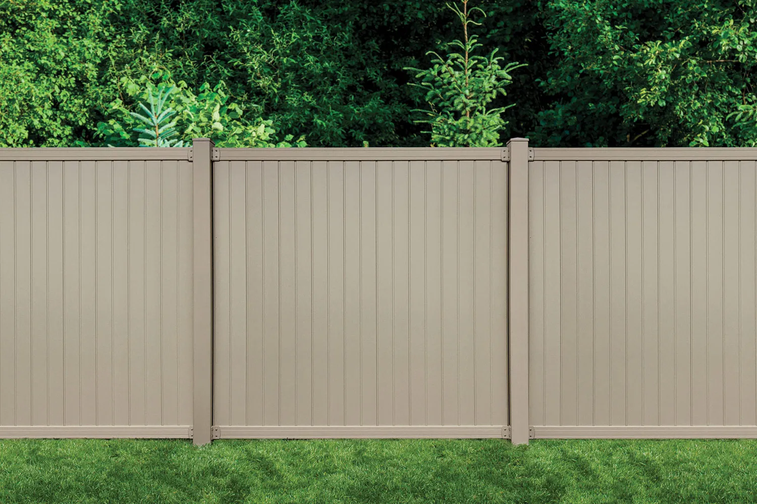 6' x 6' Belfast Privacy Fence Panels and Gate Tan image 6