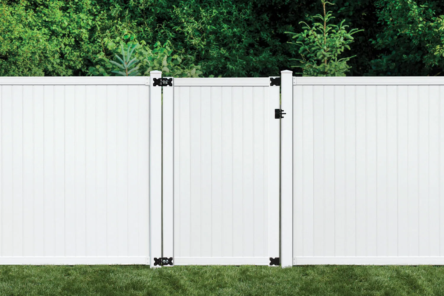 6' x 6' Belfast Privacy Fence Panels and Gate White image 2