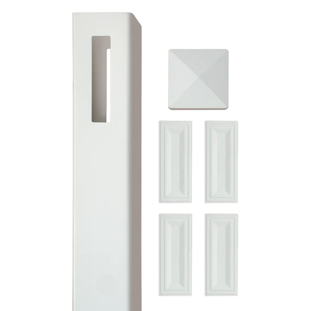 6' x 8' Wexford Privacy Fence Panels and Gate White image 3