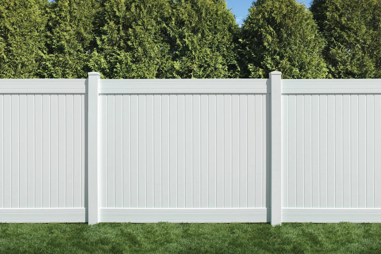 6' x 8' Wexford Privacy Fence Panels and Gate White image 6