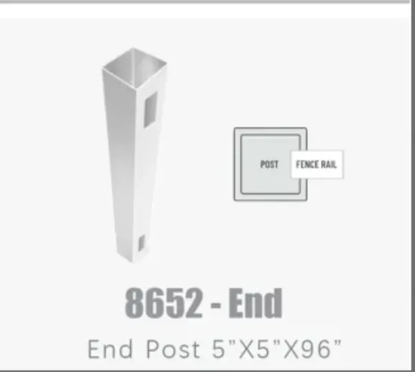 Vinyl Fence Component: Post image 1