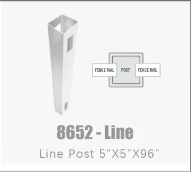 Vinyl Fence Component: Post image 2
