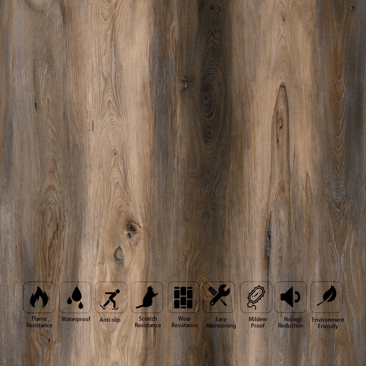 Vinyl Floor Weathered Timber image 1