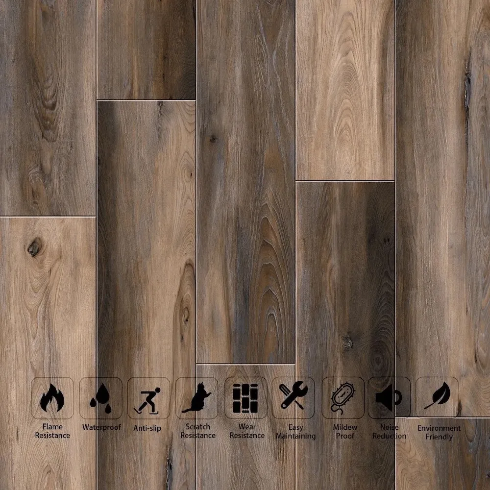 Vinyl Floor Weathered Timber image 3