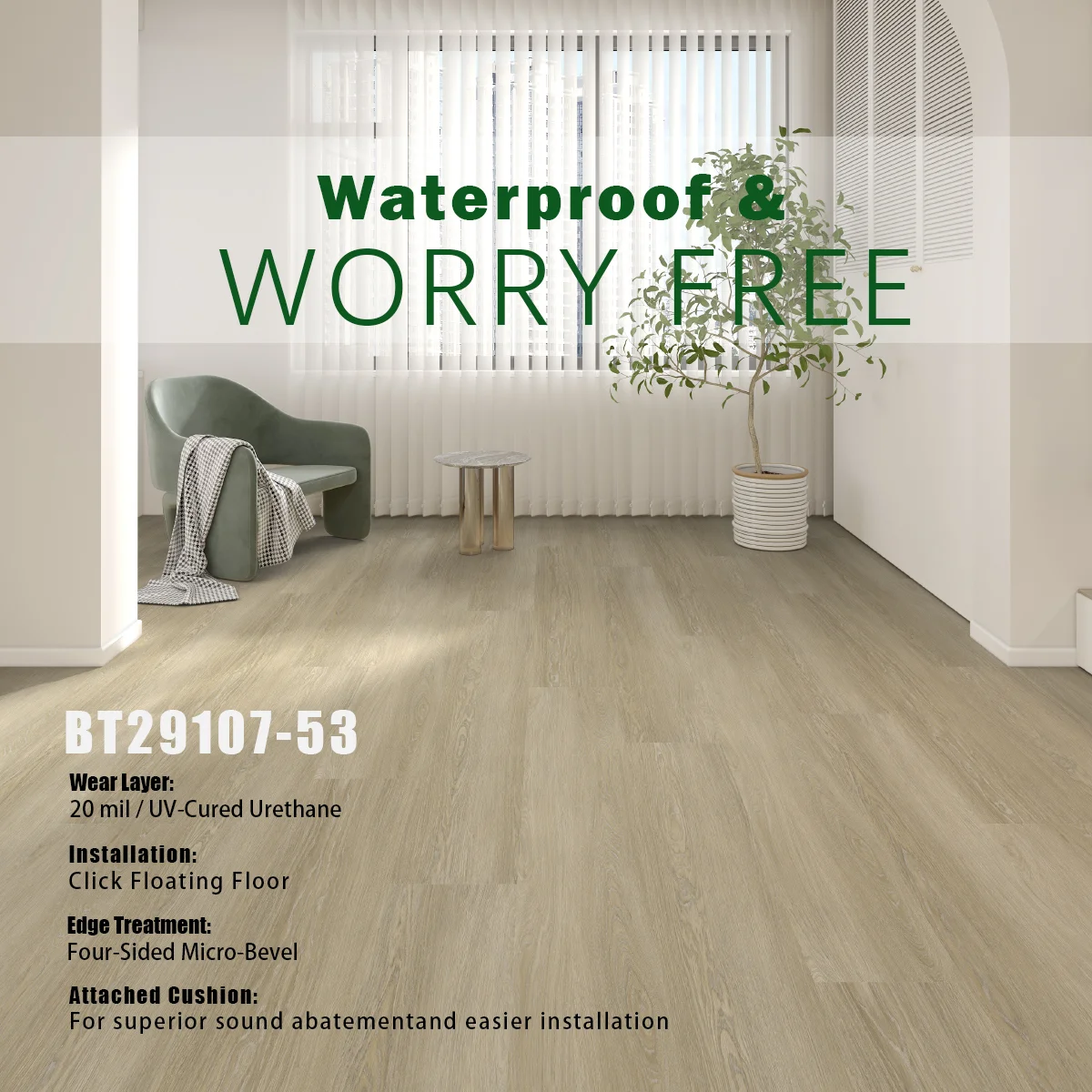 Vinyl Floor Stonewash image 7