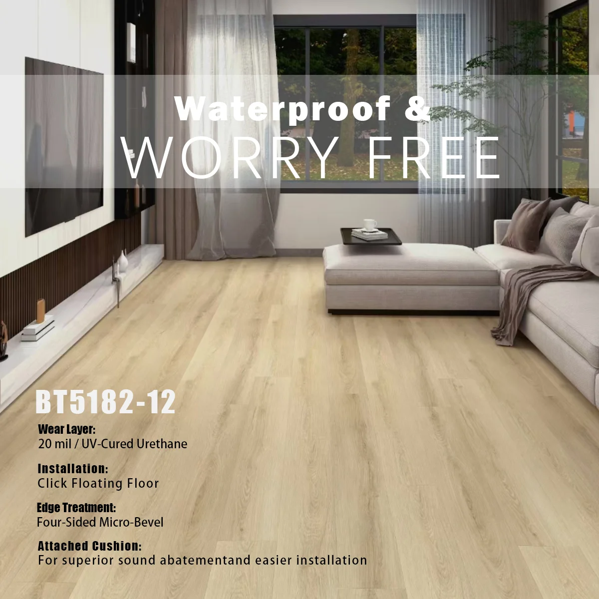 Vinyl Floor Sandstone Timber image 4