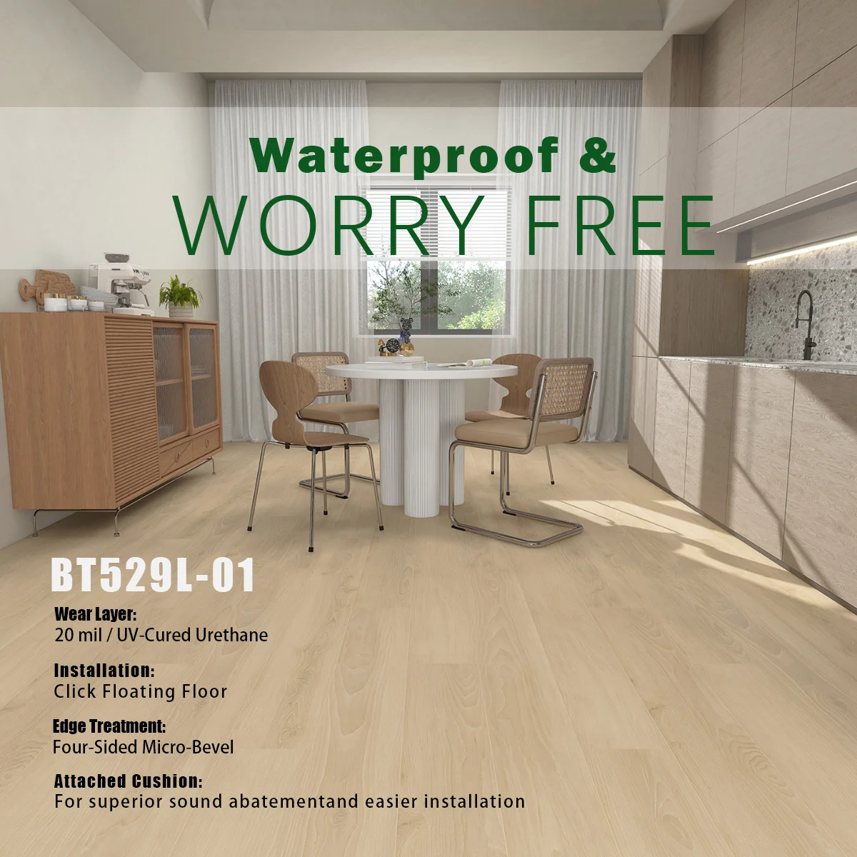 Vinyl Floor Morning Sand image 4