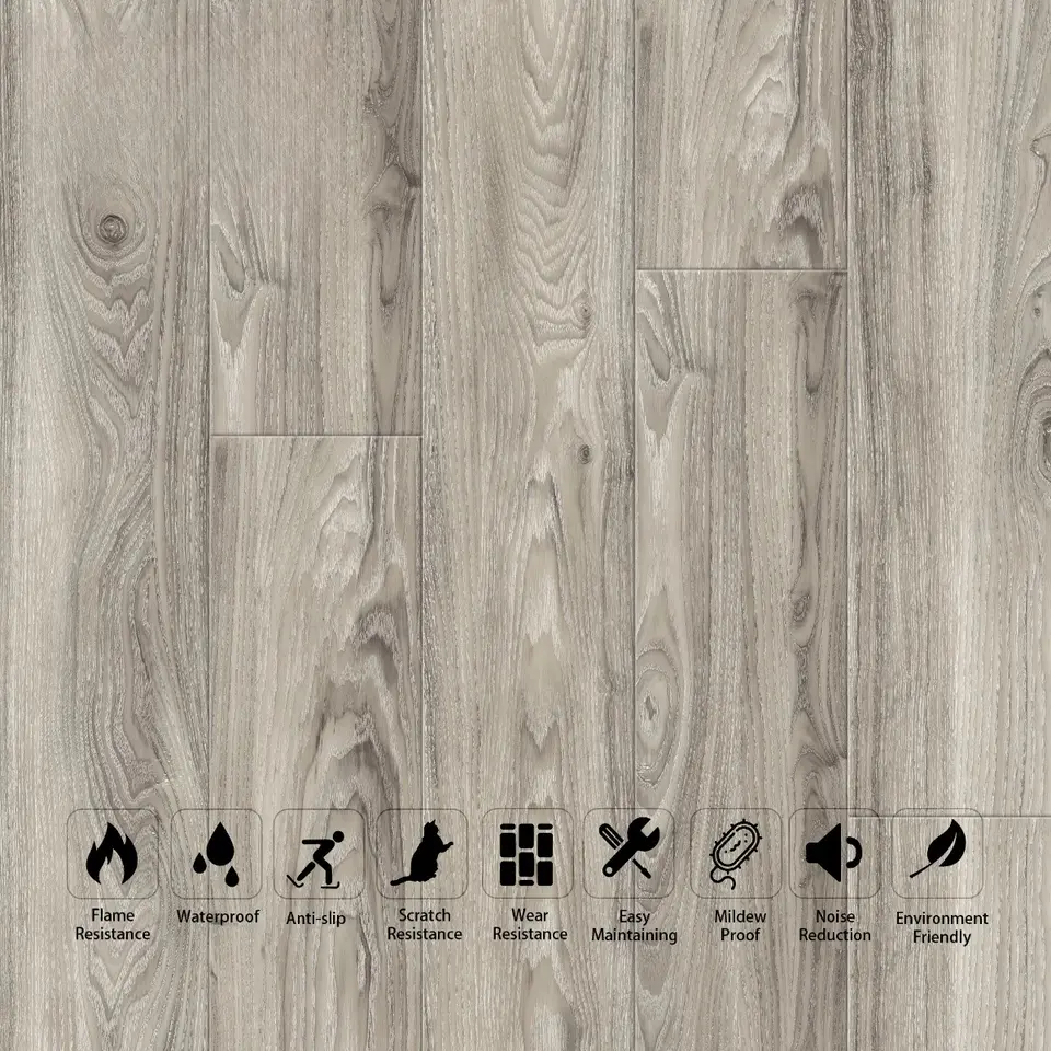 Vinyl Floor Storm Grey image 1