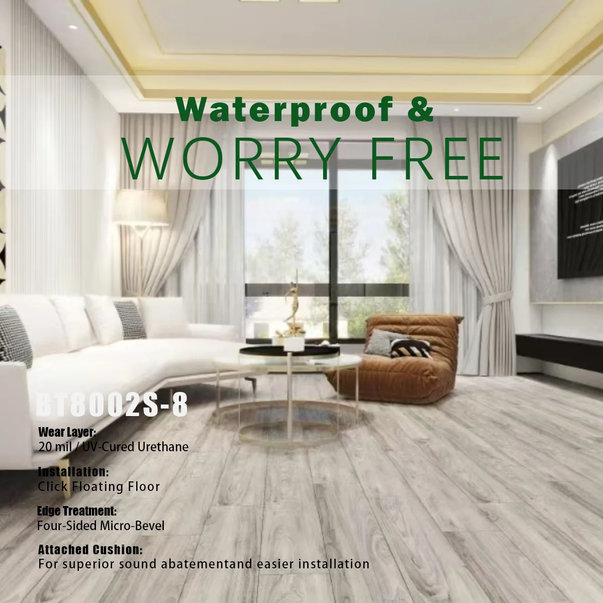 Vinyl Floor Storm Grey image 3