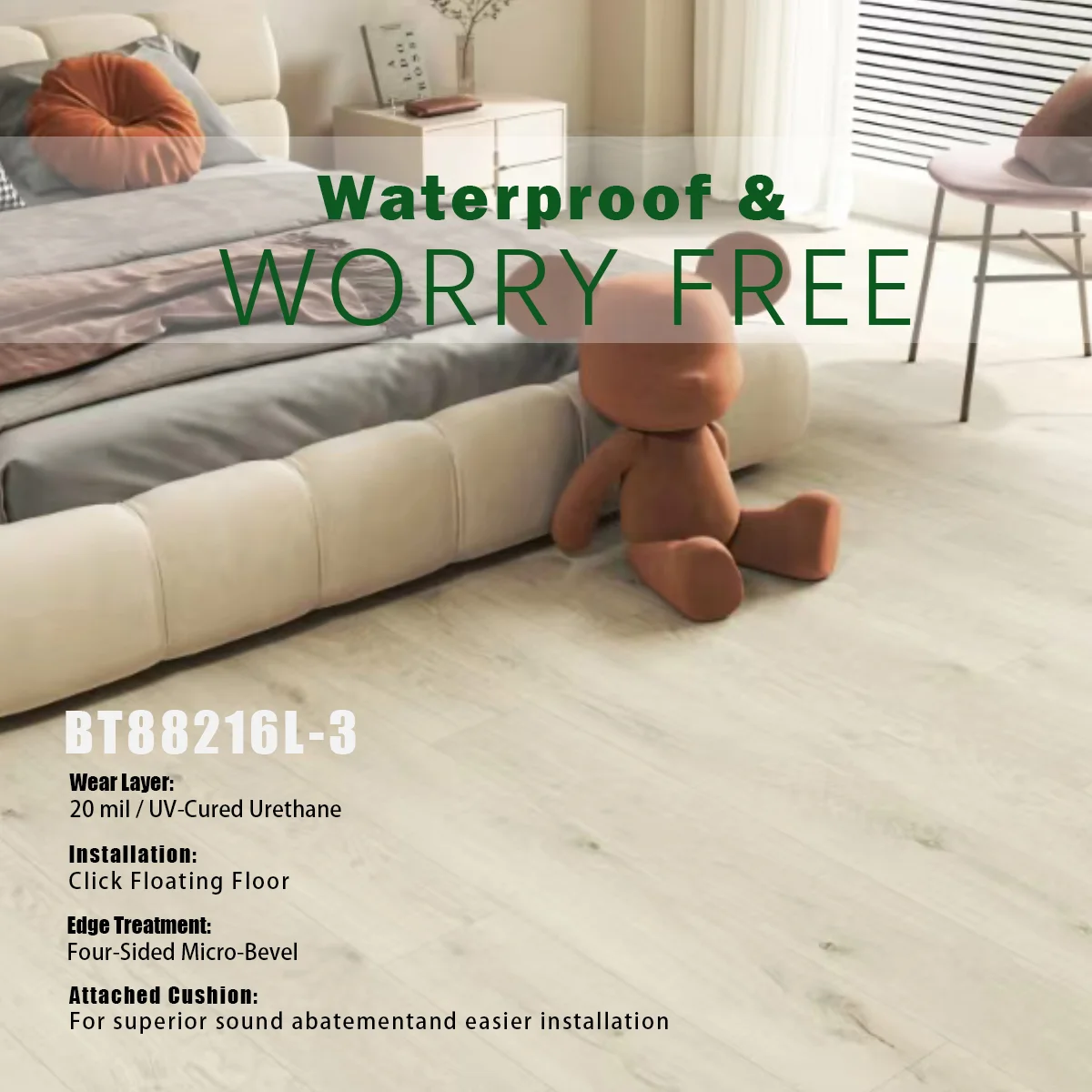 Vinyl Floor Glacier Mist image 4